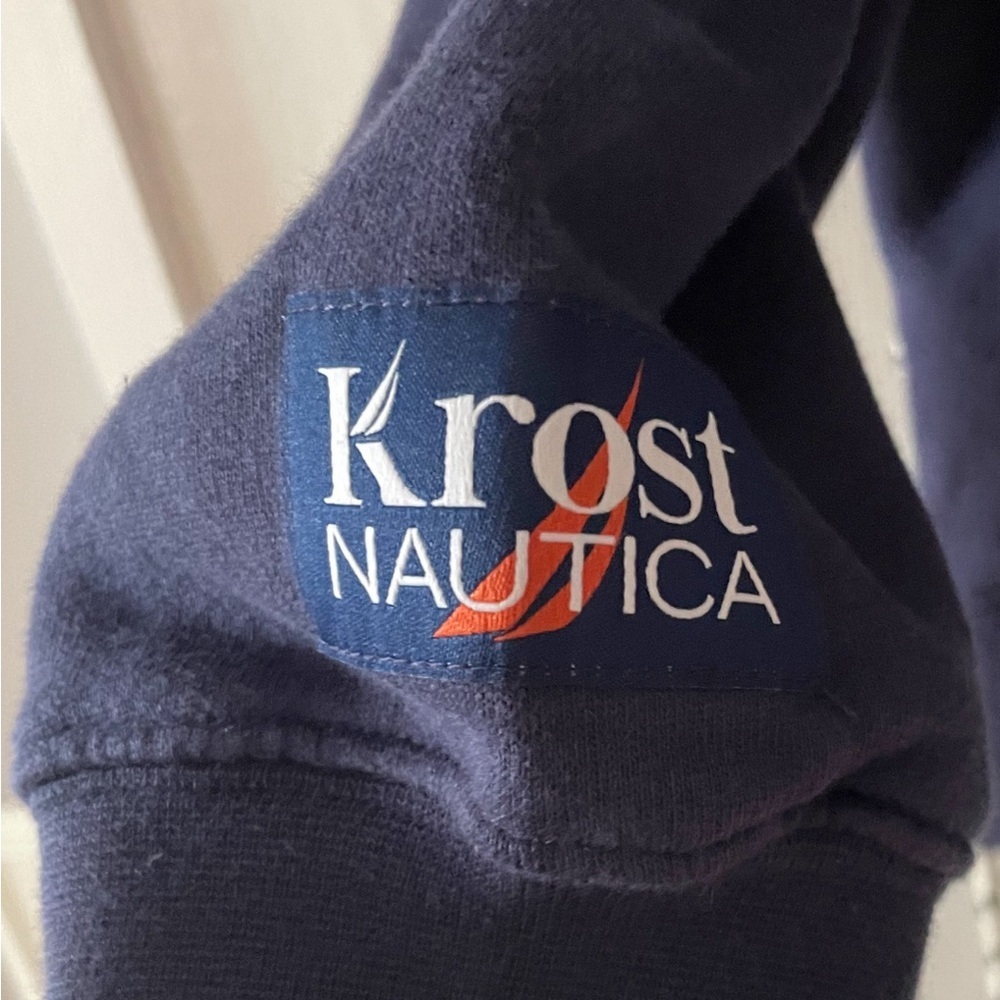 Krost Nautica Fair Winds Vented Large Navy Urban Outfitters Hoodie Nordstrom NWT - Picture 6 of 14